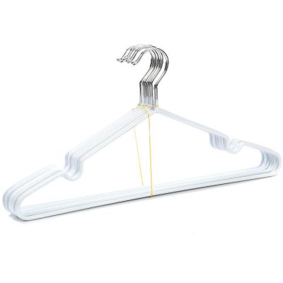 China Wholesale Bathroom A Variety Of Colors Non-slip PVC Coated Metal Hangers for sale