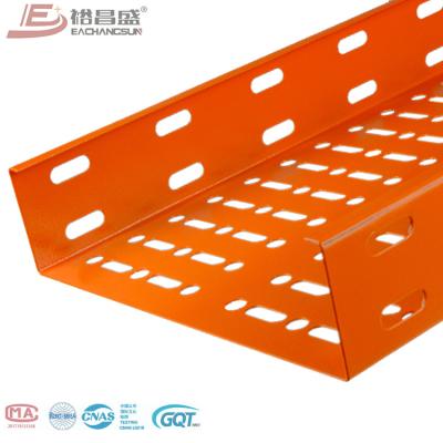 China Home Wiring/Engineering & construction perforated competitive price high quality steel customized flexible cable tray 3000x200x150mm with cover for sale