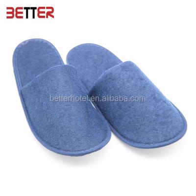 China Blue Hotel Terry Cloth Hotel Slipper for sale