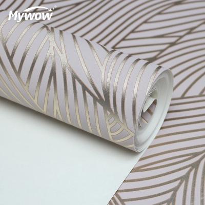 China Papel Tapiz Metallic Luxury Wallpaper Vinyl 3D Apartment PVC Home Decoration for sale