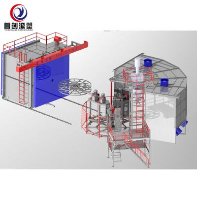 China CE Heavy Duty Water Tank Electric Rotational Molding Equipment for sale