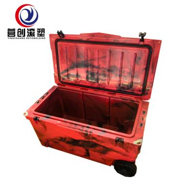China Reliable Tie-Down Points Rotomolded custom design Cooler Box with UV Resistant for sale