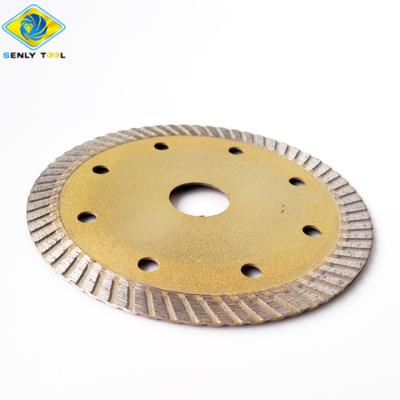 China 125mm concrete turbo small granite cutting tools sintered stone diamond disc diamond saw blades for sale