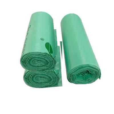 China ASTM D6400 PLA Disposable Customizable Biodegradable Compostable Trash Bags 100% Made From Cornstarch for sale