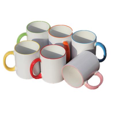 China Cheapest Viable Sublimation Mugs Mug Design Sublimation Blank With Round Handle for sale