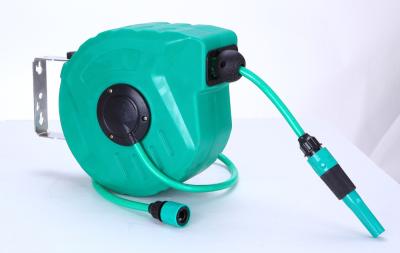 Chine Bobine escamotable en plastique automatique de tuyau de l'eau du rebobinage 15M pour le ménage à vendre