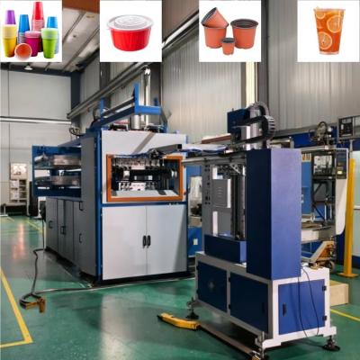 China High speed plastic mini cup making machine for sale