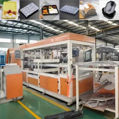 China Fully automatic three-station thermoforming machine for sale