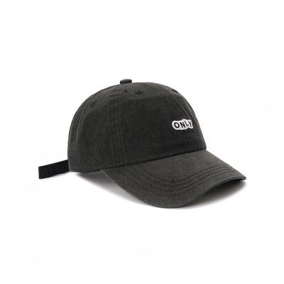 China COMMON Custom Black Embroidered Custom Dad Hat White Dad Hat Embroidery Dad Hat for sale