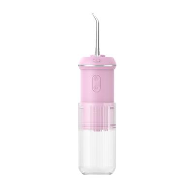 China New Mini Portable Travel Dental Teeth Cleaner With USB Recharge 190ML Oral Irrigator for sale
