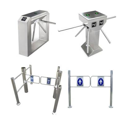 China Security Access Control Management qr code reader Entrance and exit protection Drop Arm Barrier tripod turnstile gate outdoor mechanism for construction for sale
