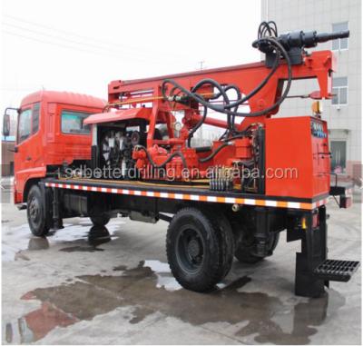 China Construction works BDM-220GT Model Truck Mounted Air Water Well Drilling Rig for sale
