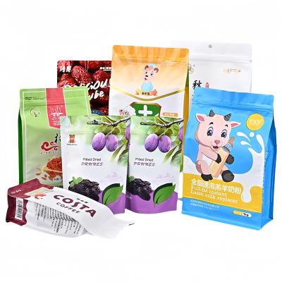 China Stand-up bag printing Custom geurbestendige heldere thee snack plastic verpakking Te koop