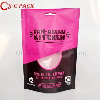 China Eco Friendly Reusable Stand up Cashew Nuts Packaging Plastic Food Bag for Peanut Pouch Nuts Snack Packaging Bag for sale