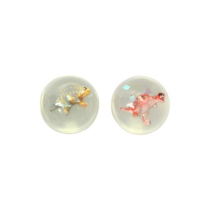 China Playing and Relaxing Hot Selling Transparent 3d Animal Inside Ball Super High Bounce Rubber Ball Customized Ball for Wholesale for sale