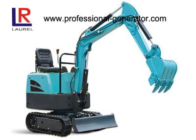 China Movimento flexível 16MPa 7.4kw de borracha Mini Crawler Excavator à venda