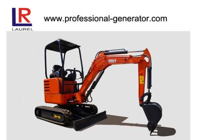 China 1,8 toneladas que escavam a roda 0.05cbm Mini Crawler Excavator à venda