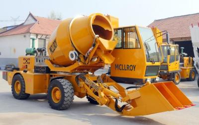 China 2WD datilografam a 106hp 1,6 cbm o misturador concreto do trânsito à venda