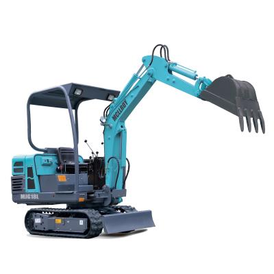 China 2km/H 19kw 1600kg Mini Hydraulic System Excavator à venda