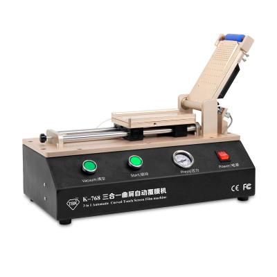 China 3 em 1 máquina curvada automática do filme de tela táctil à venda