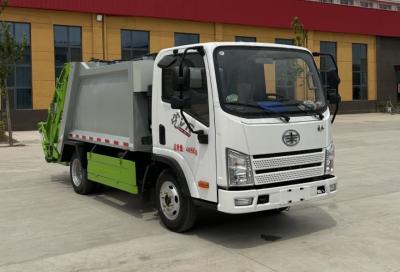 China Middle Size Compression Rabish Carrier Rear Loader Compressed Garbage Truck for sale