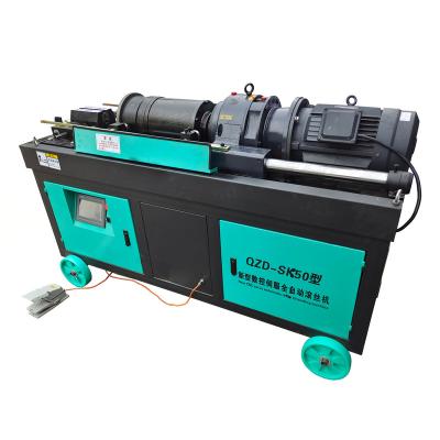 China Build Max Thread Length 300mm Automatic CNC Rebar Wire Rolling Machine for sale