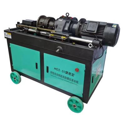 China Construction 40mm Construction Reinforcement Bar Rib Peeling And Rebar Thread Rolling Bar Threading Machine for sale