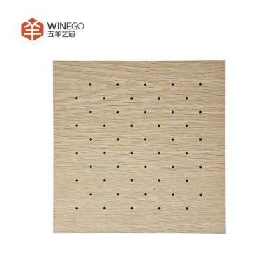 China Eco-Friendly Perforated Acoustic Panel for Wall and Ceiling Sound Absorption for sale