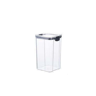 China Freshness Preservation High Quality Plastic Airtight Food Storage Container Household Sealed Jars Stackable Organizer Box With Lid for sale