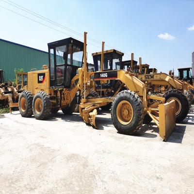 China Construction works With Push Used Cheap Wide Engine 140G Motor Graders For Sale for sale