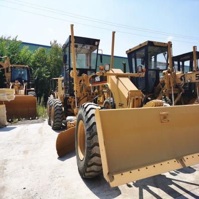 China Construction works Original 140G Engine Second Hand Cheap Motor Grader With Hydraulic Pump for sale