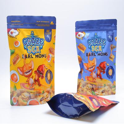 China OEM Accepted Kraft Stand Up Pouches with Solvent Free Lamination and OEM Window Design for sale
