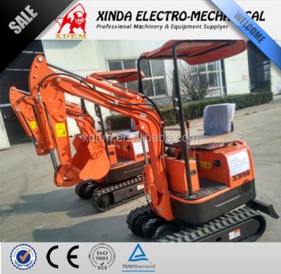 China small Mini Excavator XN10 0.8ton crawler excavator 0.02m ³ for sale