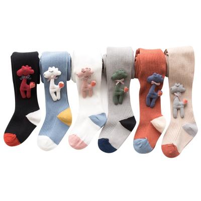 China 2019 Spring Autumn Baby Pants Cotton Girl Toddler Girl Gaiters Cartoon Soft Elastic Waist Panty Pants for sale