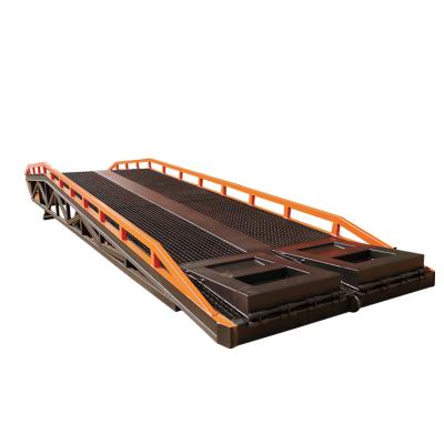 China DCQH OEM 10t Docking Dock Adjustable Portable Mobile Hydraulic Loading Ramp for sale