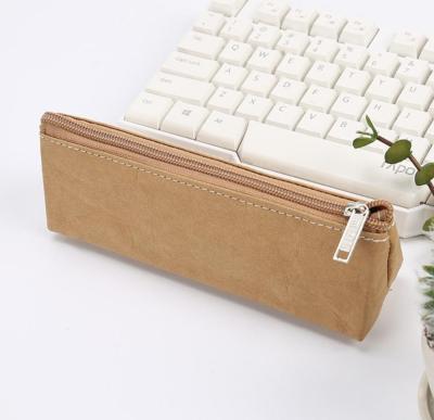 China Household Custom Design Washable Cosmetic Kraft Toiletry Bag For Women for sale