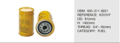 China Truck Diesel engine parts oil filter for komtsu 600-311-8221 for sale