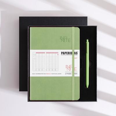 China Custom GuangAo eco-friendly notebook printing log print paper thelaser embossed UV printing silk screen 48 100 120 shrrts notebook set gift for sale