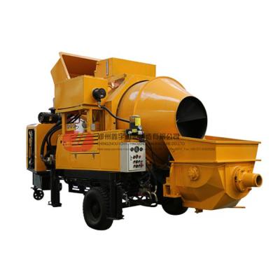 China Diesel Engine 40m3/h Concrete Mixer Pump Concrete Mixers Concrete Mixing Concrete Pump With Mixer for sale