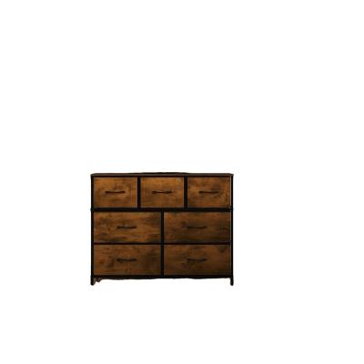 China (Size) Maxtown Small Brown High Quality Adjustable Closet Cloth Drawer Unit With 7 Drawers for sale