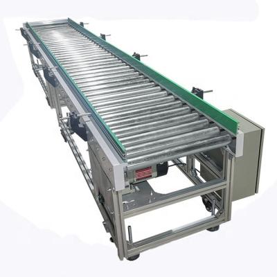 China Heat Resistant Movable Custom Adjust Frame Gravity Speed Motorized Aluminum Roller Conveyor for sale