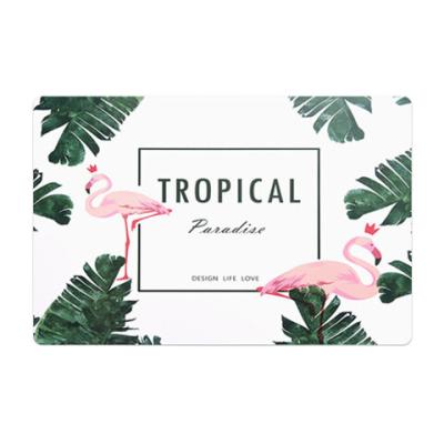 China Sustainable Custom full color printing Non Slip PP placemat pp table mat plastic eat mat for sale