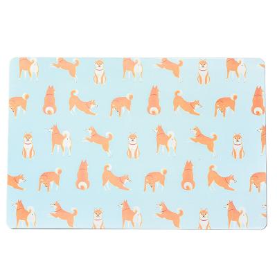 China Sustainable Customized Hot sale PP placemat Table eat mat with printed color pattern for child and baby table placemat for sale