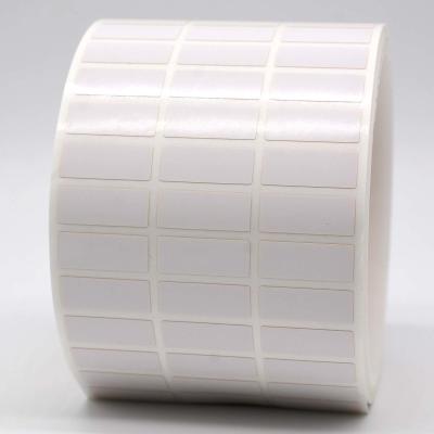 China 20mmx8mm 1mil Thermal Transfer Roll Labels White Matte Label For 3 Row for sale