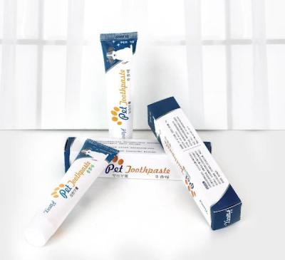 China Mi Cat Dental Cleaning Tooth Paste Private Label Dog Chain Pet Sustainable Natural Oral Pet Toothpaste Care Freshener Breath Toothpaste for sale