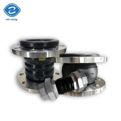 China ANSI Kohlenstoffstahl Einkugel Flanke Flexible Gummi Kompensator Expansionsgelenk Epdm Nbr Einkugel Flanschverbindung Flexible Schlag Gummi Kompensator Expansionsgelenk zu verkaufen