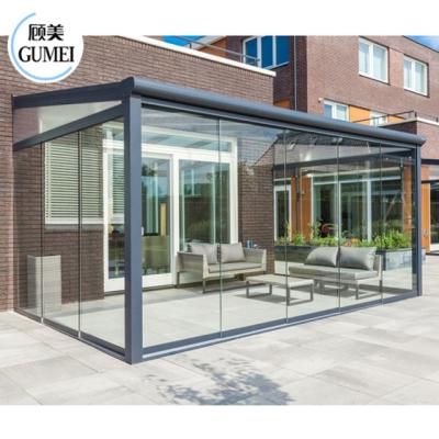 Κίνα Install Easily Aluminum Prefabricated Winter Garden Green House Sunshine Customized Roof For Sunroom Insulating Glass Lifetime προς πώληση