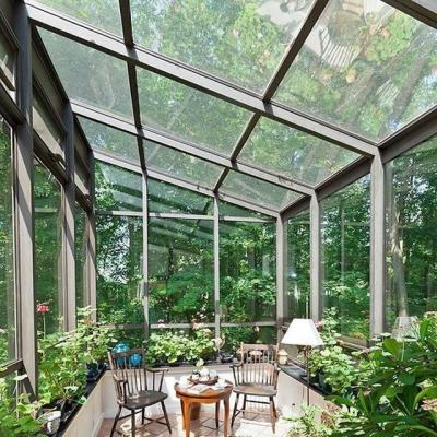 Κίνα Moden Molding Winter Garden Sunroom Powder Coated Aluminum Tempered Glass Green House προς πώληση
