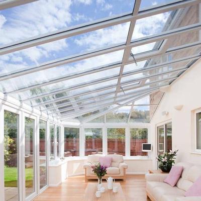 Κίνα Frame Gable Sunroom Enclosures Glass Sunroom in Stock Anti-rust Aluminium with Folding Heat Insulation Winter Tempered Glass Gua προς πώληση