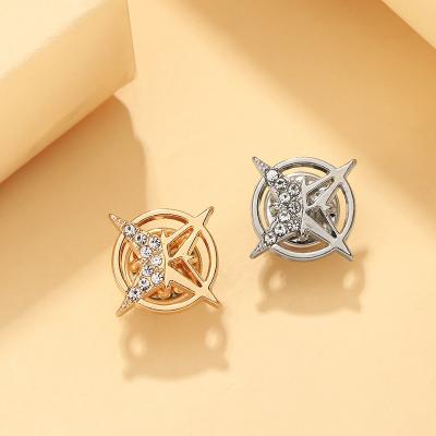 China Metal Star Lapel Pin Badge Logo Custom Soft Hard Enamel Pin Te koop